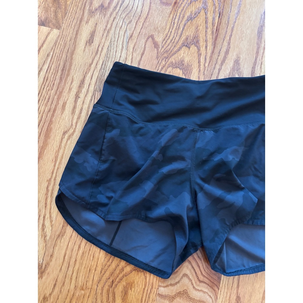 Lululemon Speed Up High Rise Lined Short 2.5 Heritage 365 Camo Deep Coal Multi 6 - Picture 3 of 7